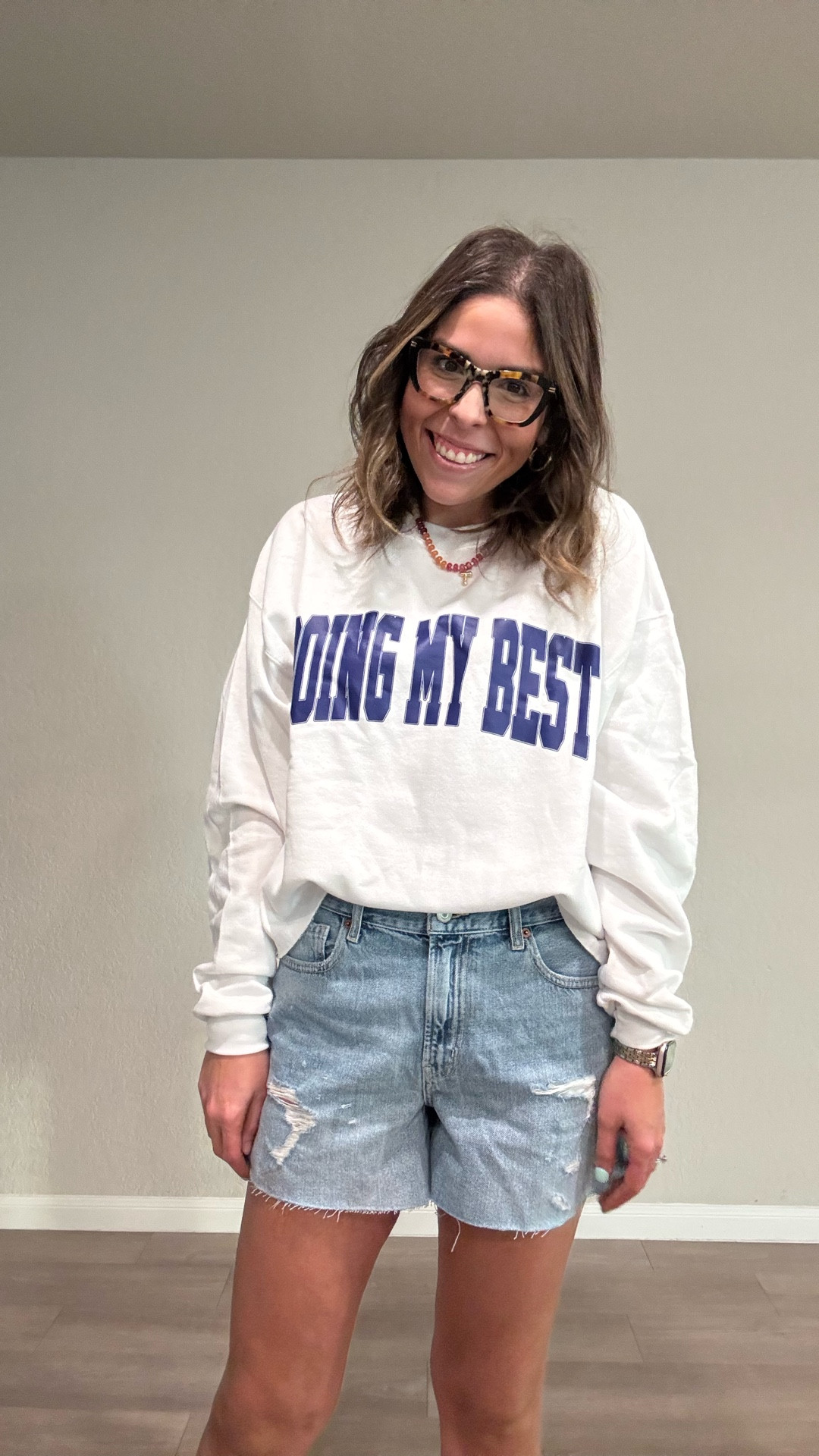 simple saturdays done right 🤍
jean shorts + a cropped sweatshirt = effortless and cute every time
linked a couple of similar sweatshirts since mine is an old fave ✨
#ltkstyle #ltkunder50 #casualoutfit #weekendwear #momstyle #effortlessstyle #ootd #simplefits

#LTKootd #LTKdayinmylife #LTKmorningroutine