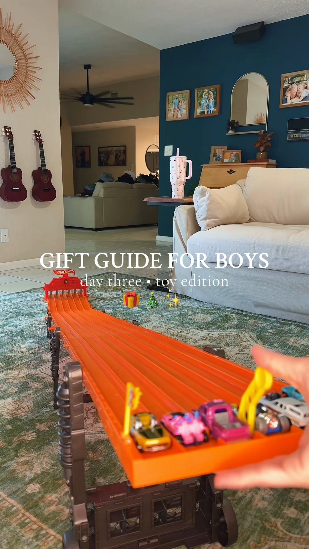Gift guide for boys - Day 3! This FOLDABLE 8 ft hot wheels track sells out fast!!! Grab it while you can. 🏎️ 

#LTKGiftGuide #LTKHoliday #LTKKids