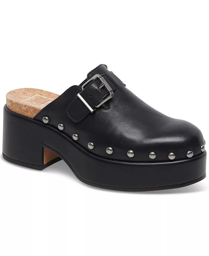 Women's Yevan Buckled Studded Platform Clogs | Macy's