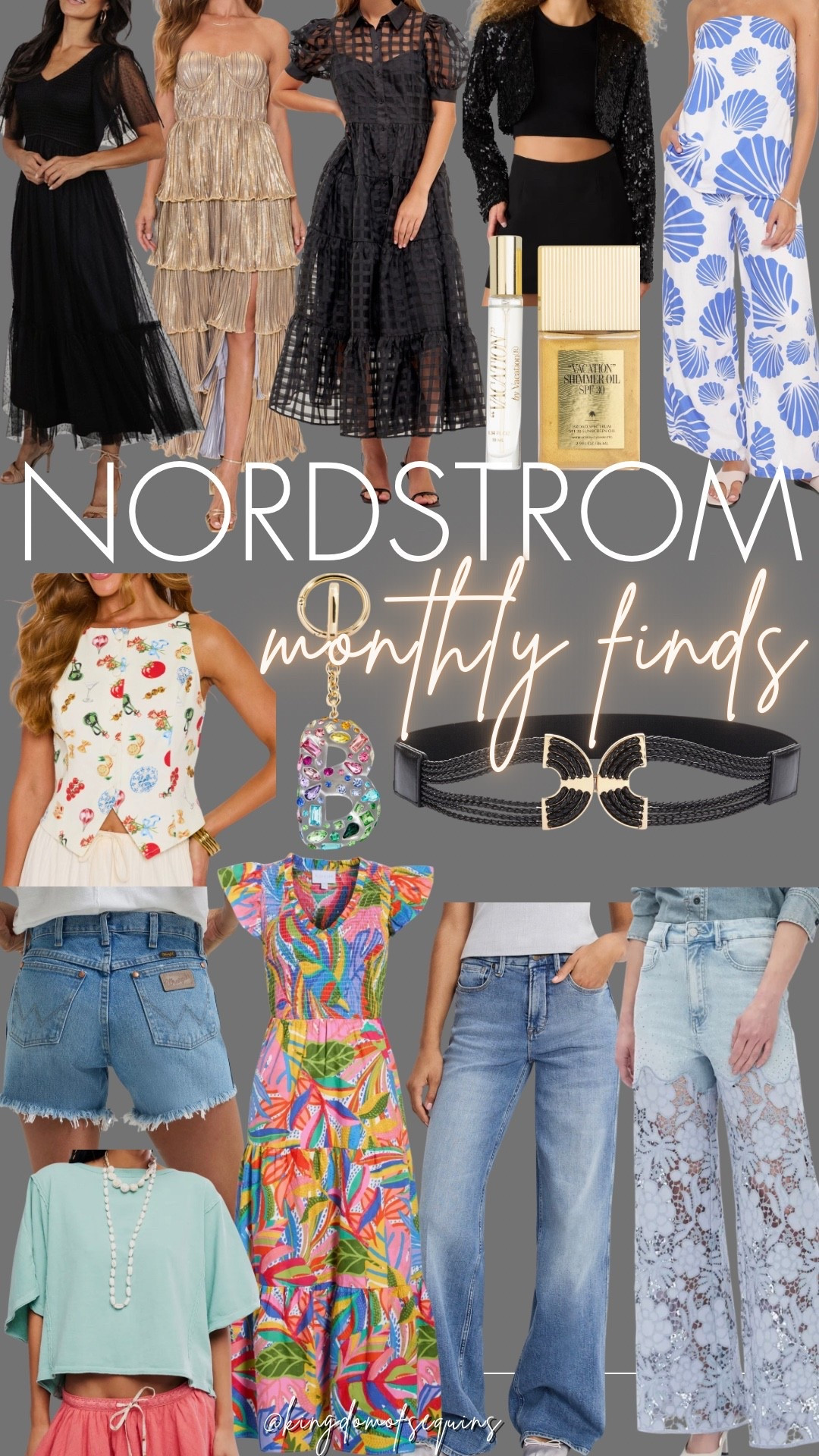 Monthly Nordstrom finds for summer events mom life weddings summer vacations