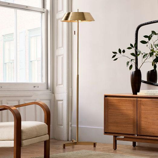 Hennings Metal Floor Lamp (62") | West Elm (US)