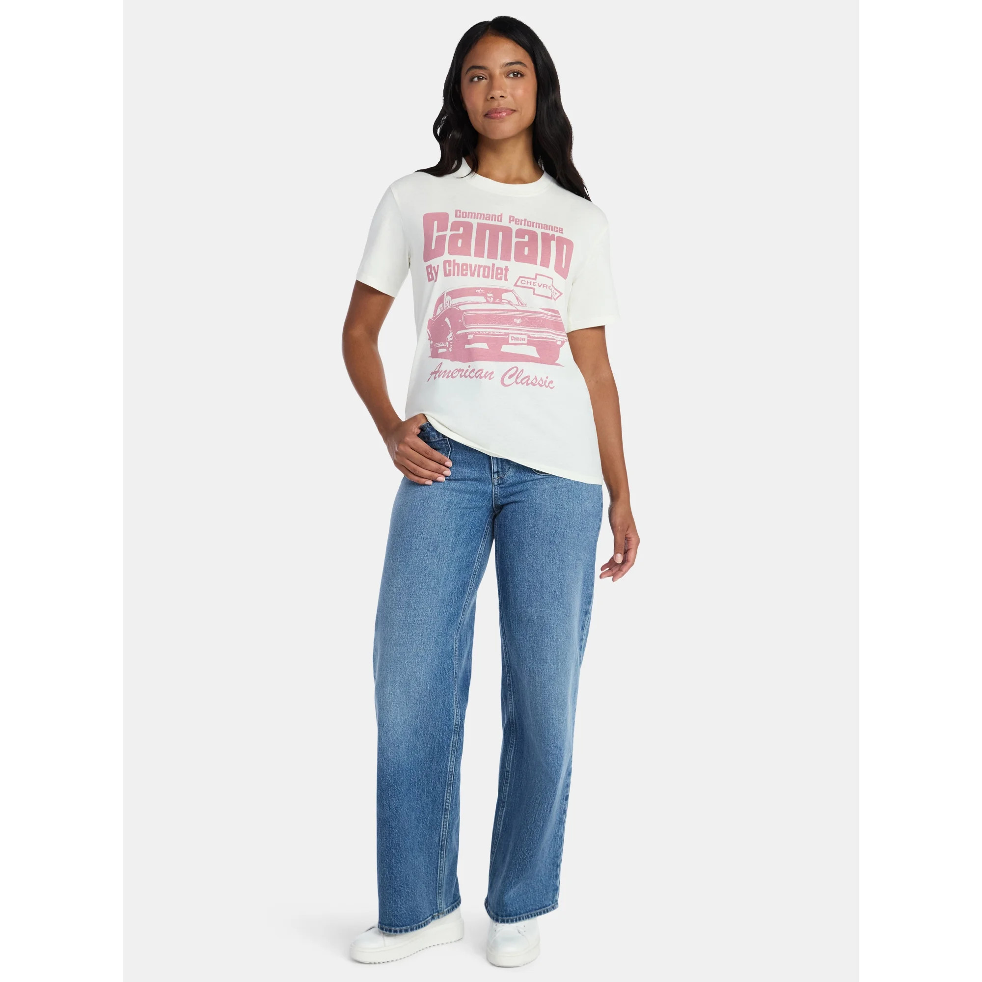 Chevy Camaro Women's Graphic Tee with Short Sleeves, Sizes XXS-XXL | Walmart (US)