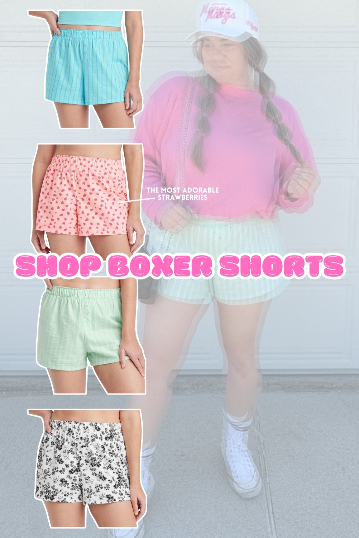 The cutest and comfiest boxer shorts for this spring and summer. I am a 14 and the XL fit perfectly. Only $15!

I love the detail of the strawberries and black floral!

Spring style, summer style, boxer trend, boxers, midsize, midsize fashion, midsize style, bright colors, spring colors, ootd, target finds, under $20, style finds

#LTKfindsunder50 #LTKmidsize #LTKstyletip