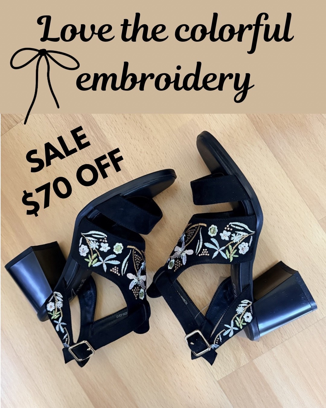 Just snagged these embroidered Sandals for $70 OFF at Walmart!!! The 2.5 inch heel is super comfortable

#LTKootd #LTKSaleAlert 
#LTKTravel #LTKWorkwear 
https://liketk.it/6fLJh