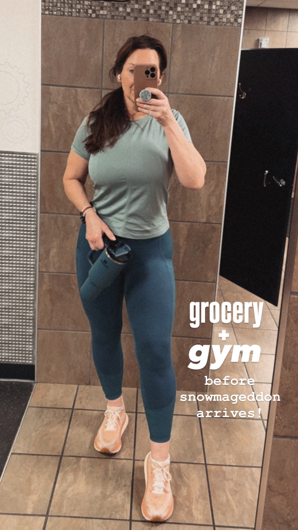 Saturday gym workout. Loving these seamless tops! 

#LTKOver40 #LTKMidsize #LTKActive