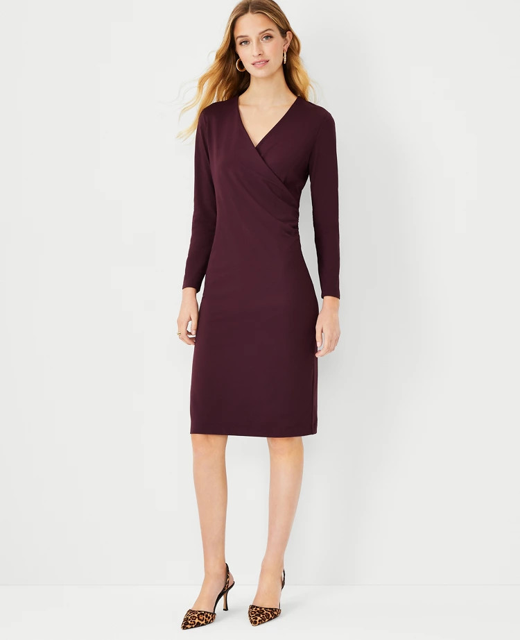 Wrap Sheath Dress | Ann Taylor (US)