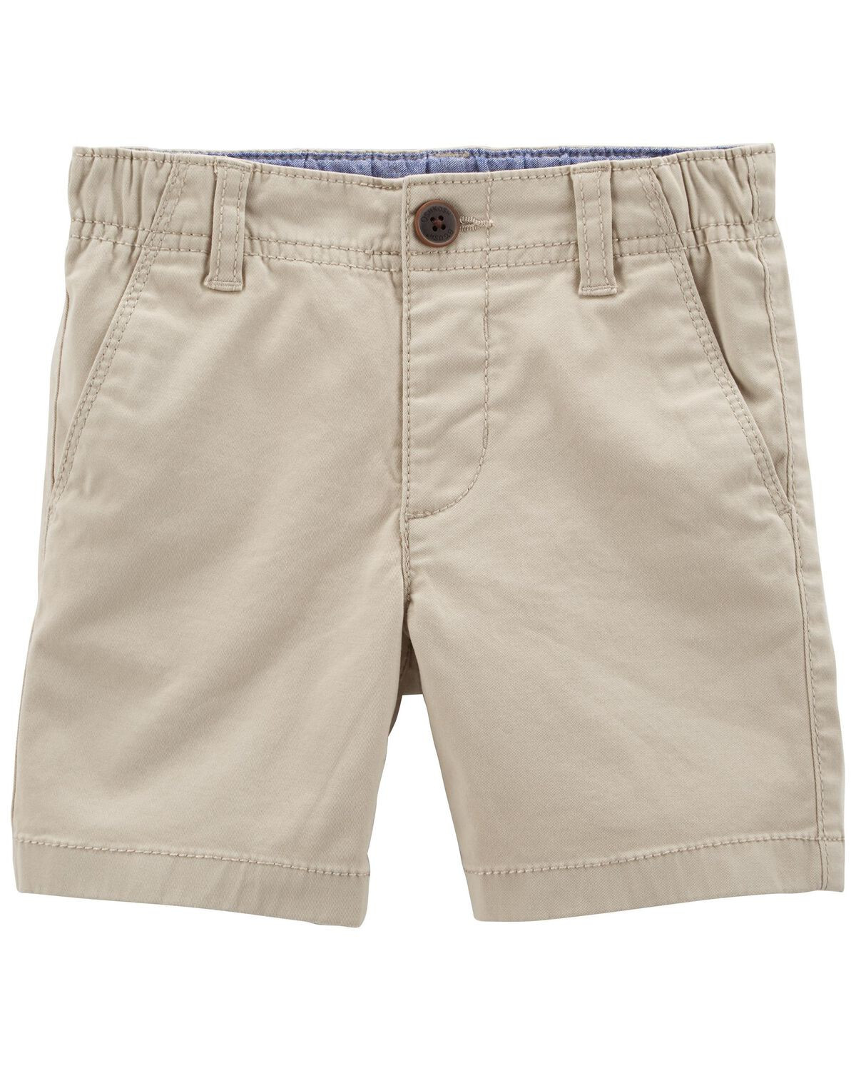 Khaki Toddler Stretch Chino Shorts | carters.com | Carter's