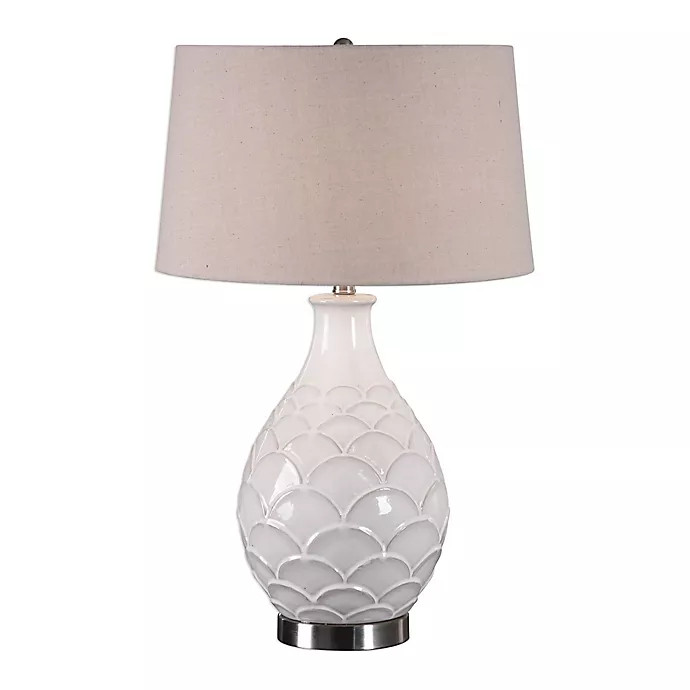 Uttermost Camellia Table Lamp in White | Bed Bath & Beyond