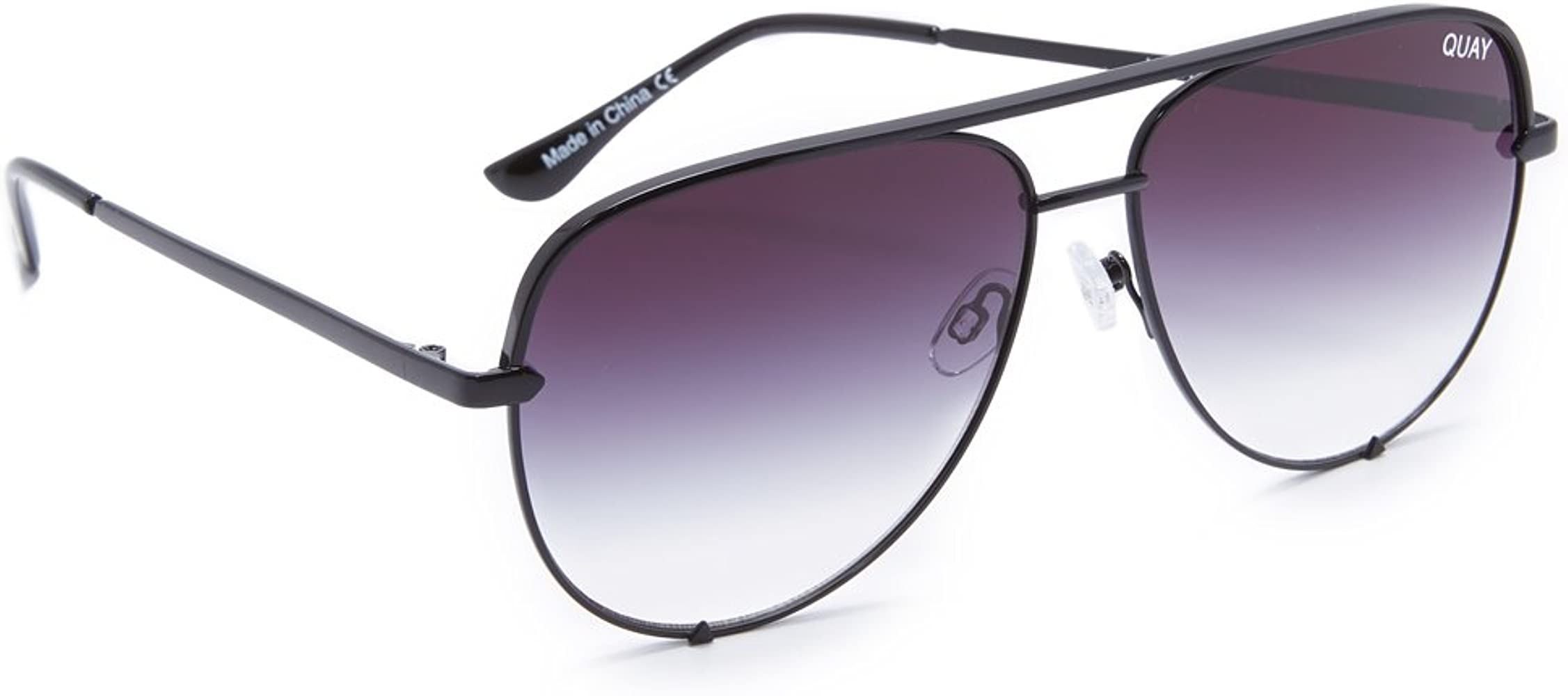 Quay Australia HIGH KEY Men's and Women's Sunglasses Classic Oversized Aviator, Winter Sunglasses | Amazon (US)
