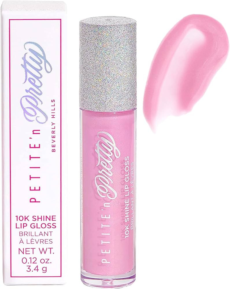 Petite 'N Pretty 10K Shine Lip Gloss for Girls (Gia Pink) - Makeup for Kids, Tweens, Teens - High... | Amazon (US)
