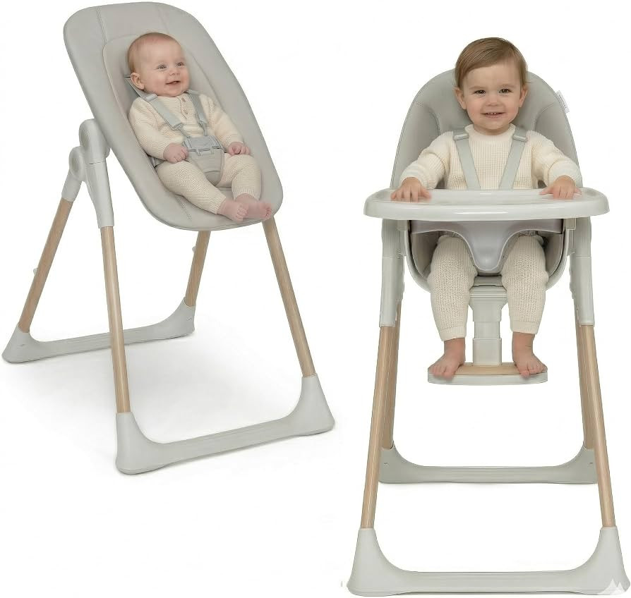 Delta Children Duet 2-in-1 High Chair and Infant Seat - Dishwasher Safe Meal Tray - FSC-Certified... | Amazon (US)