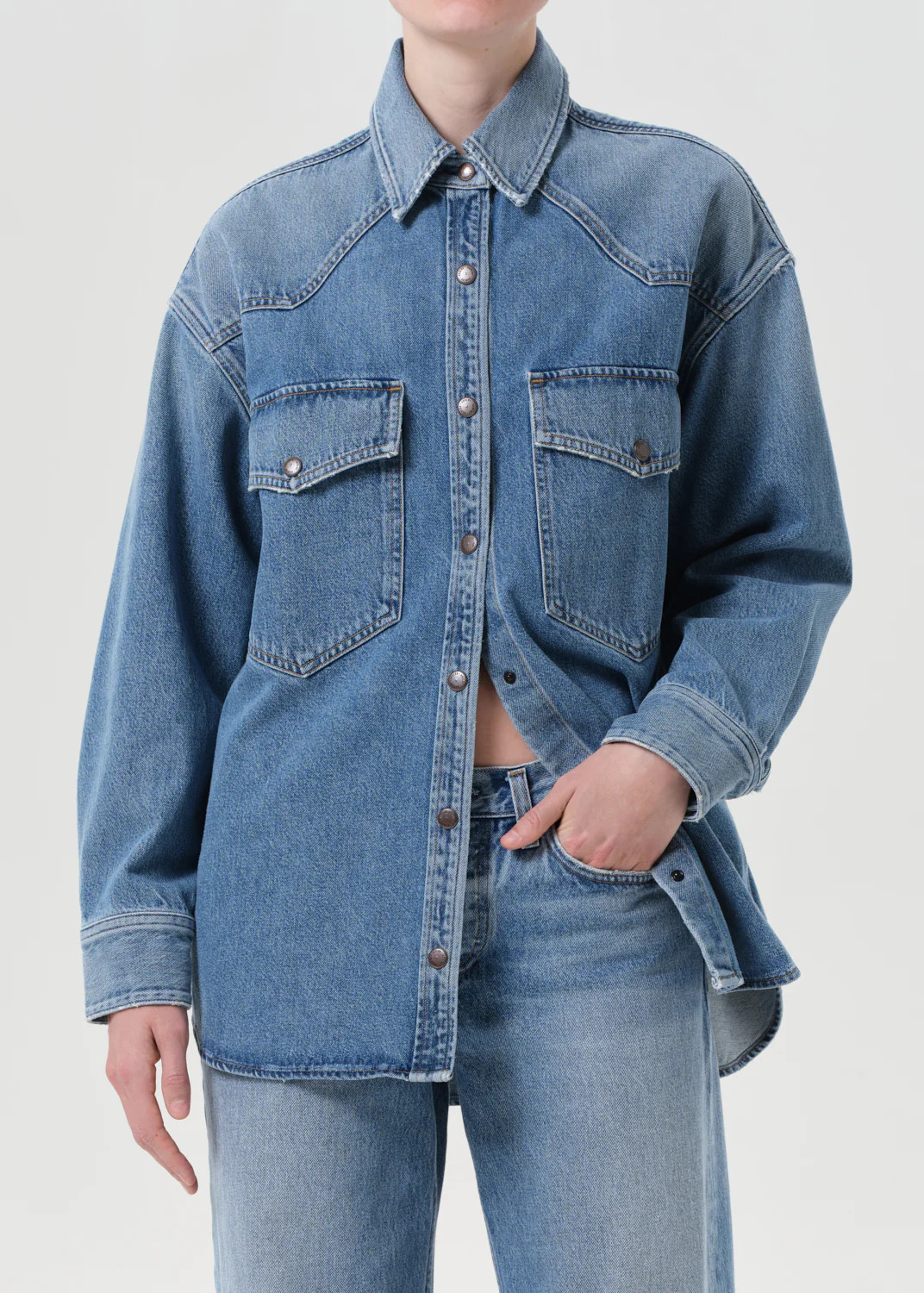 Lotta Shirt in Grade | AGOLDE