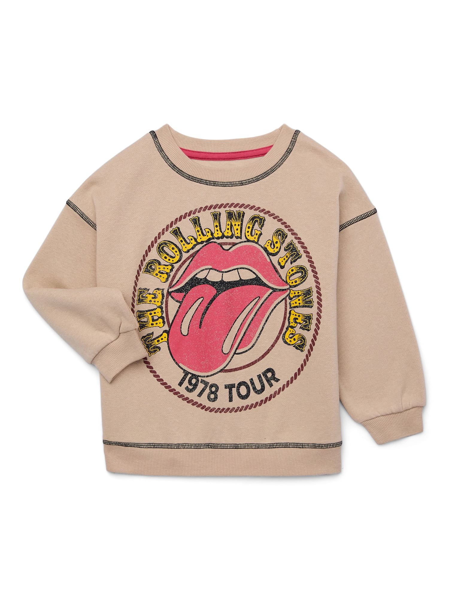 The Rolling Stones Toddler Boys Crewneck Sweatshirt, Sizes 12M-5T | Walmart (US)