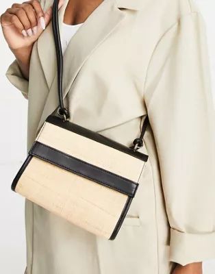 & Other Stories cross body bag in straw and leather | ASOS (Global)