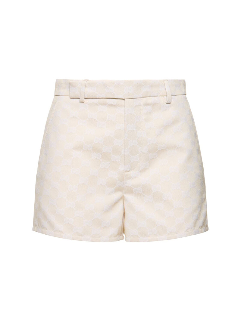 GG cotton blend shorts | Luisaviaroma