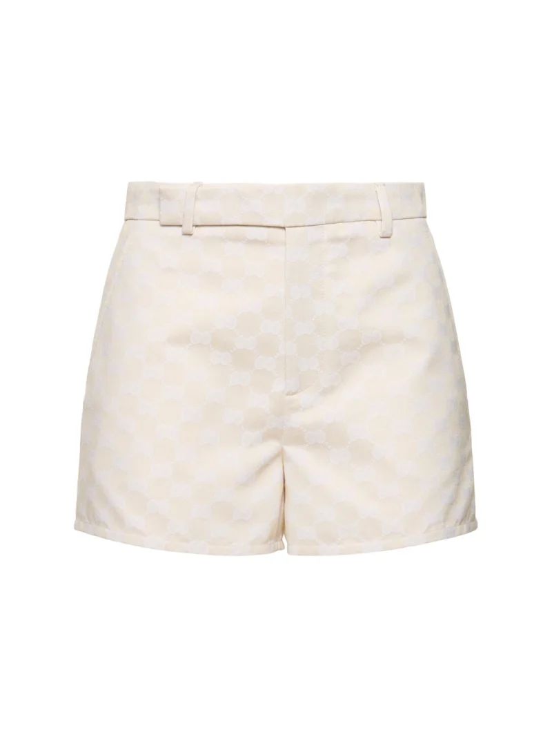 GG cotton blend shorts | Luisaviaroma