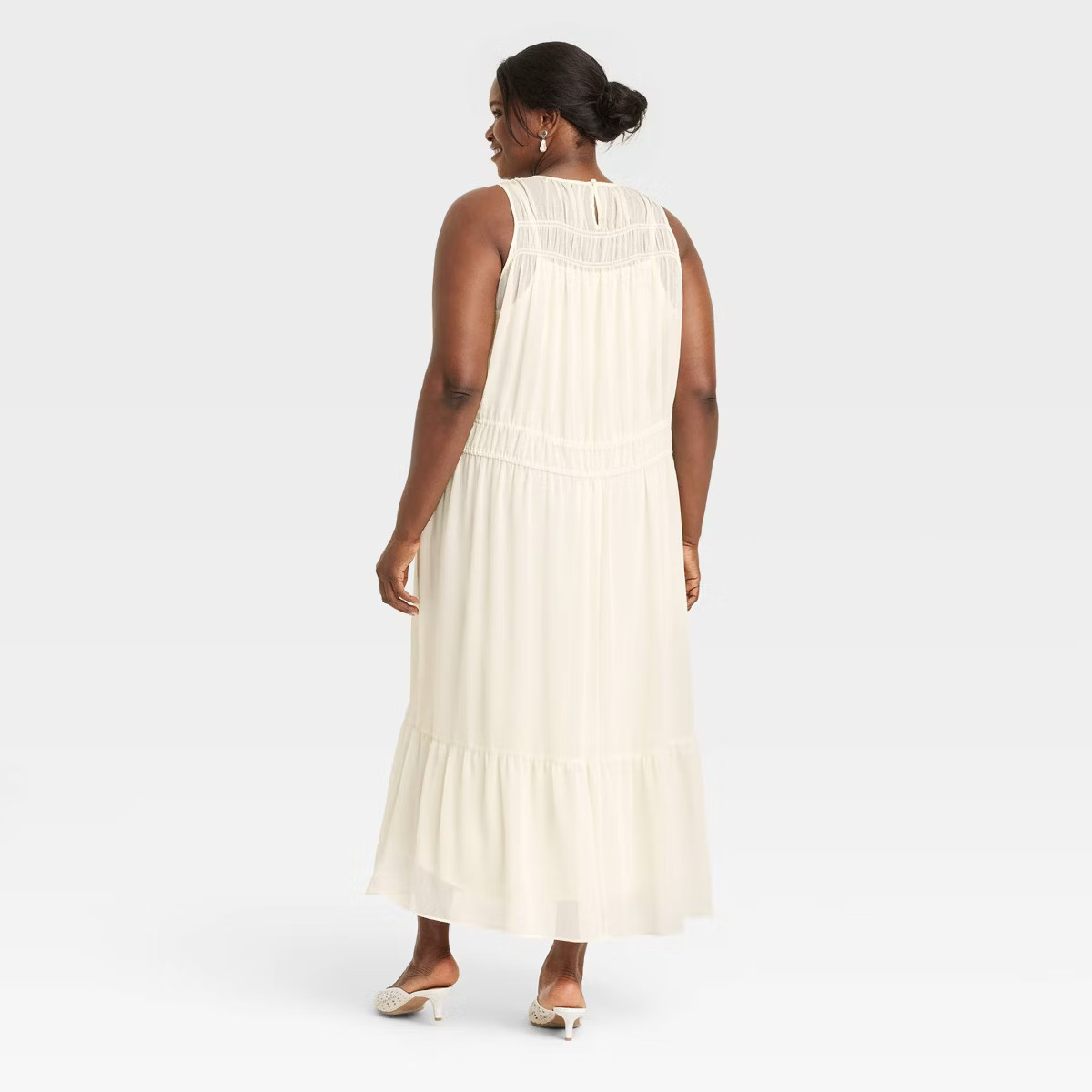 Women's Sheer Chiffon Maxi Dress - A New Day™ | Target