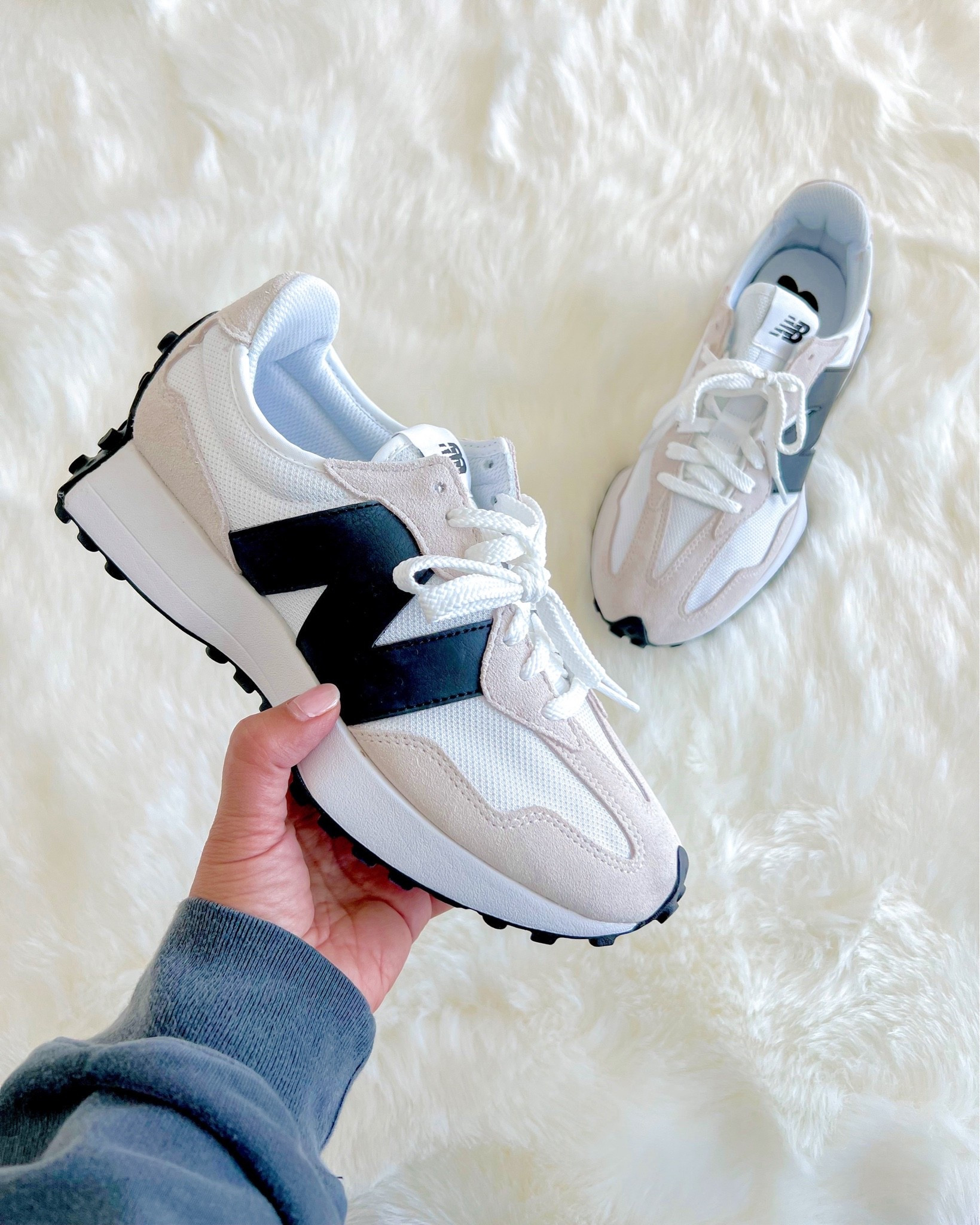 New Balance 327 sneakers true to size. Love this classic, timeless color combo!

#LTKActive #LTKTravel #LTKOver40