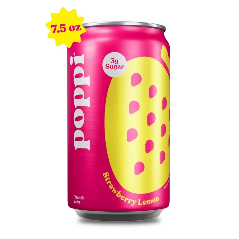 poppi Strawberry Lemon 7.5oz Mini Can | Walmart (US)