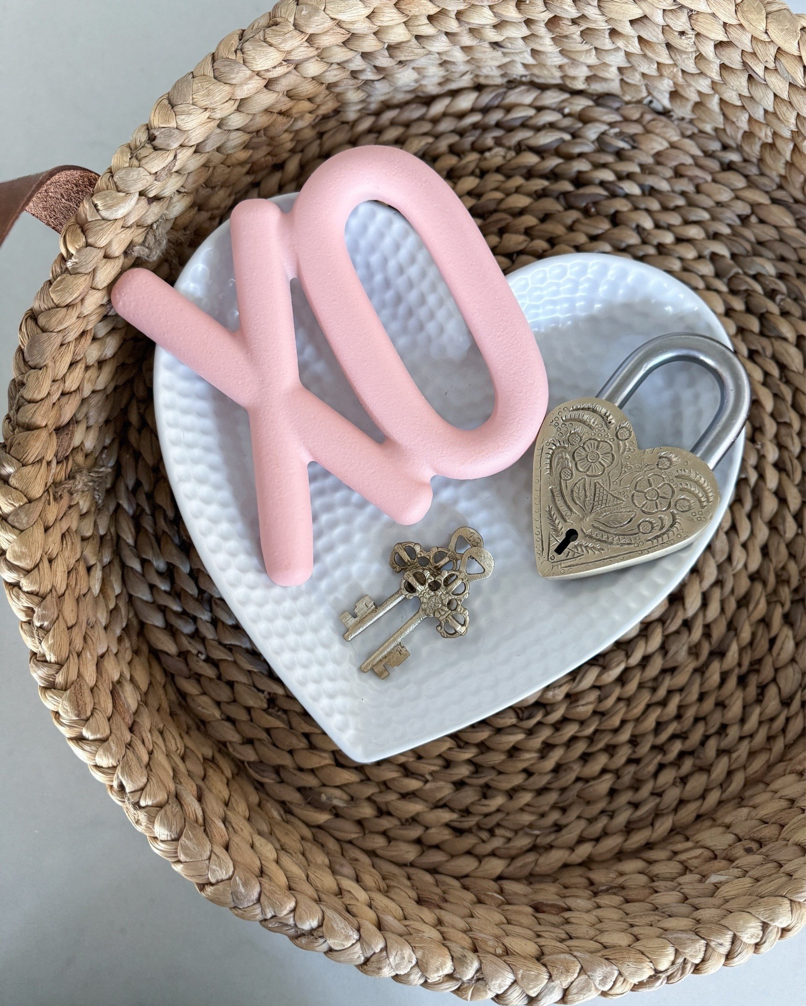 I love adding simple neutral Valentine’s Day touches to our home. They’re small, but they make everything around them feel more styled + intentional.

valentines decor-valentine home decor-xo trivet-metal trivet-brass lock and key-vintage lock and key-heart lock decor-heart home accents-pink valentines decor-neutral valentines decor-modern valentines-romantic home-cozy home decor-kitchen counter decor-coffee bar decor-shelf styling-entry table decor-decorative accents-home details-seasonal home styling-valentines table decor-valentines kitchen-decor finds-giftable valentines-valentines gifts for her-home accessories-home styling ideas-romantic home decor-valentines aesthetic-love themed decor-valentines vibe-elevated valentines-soft pink decor-brass home decor-neutral kitchen decor

#LTKSeasonal #LTKHome