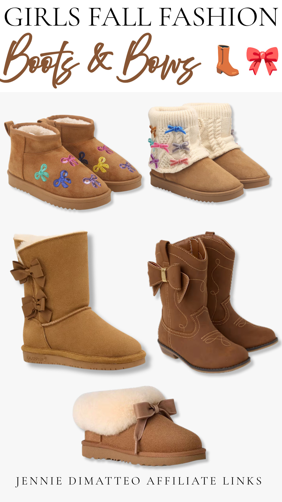 Boots + bows = the cutest fall combo 🤎🎀 Rounded up some of my favorite little girl boots for the season! Perfect for all the fall outfits, pumpkin patch days & everything in between 🍂👢

#GirlsFallFashion #GirlsFashion #KidsFashion #FallFashion #FallStyle #GirlsBoots #FallBoots #KidsShoes #UGGStyle #WesternStyle #CowgirlBoots #Bows #FallFavorites #LTKKids #LTKFamily #LTKSeasonal 

 #LTKootd #LTKBaby #LTKKids
