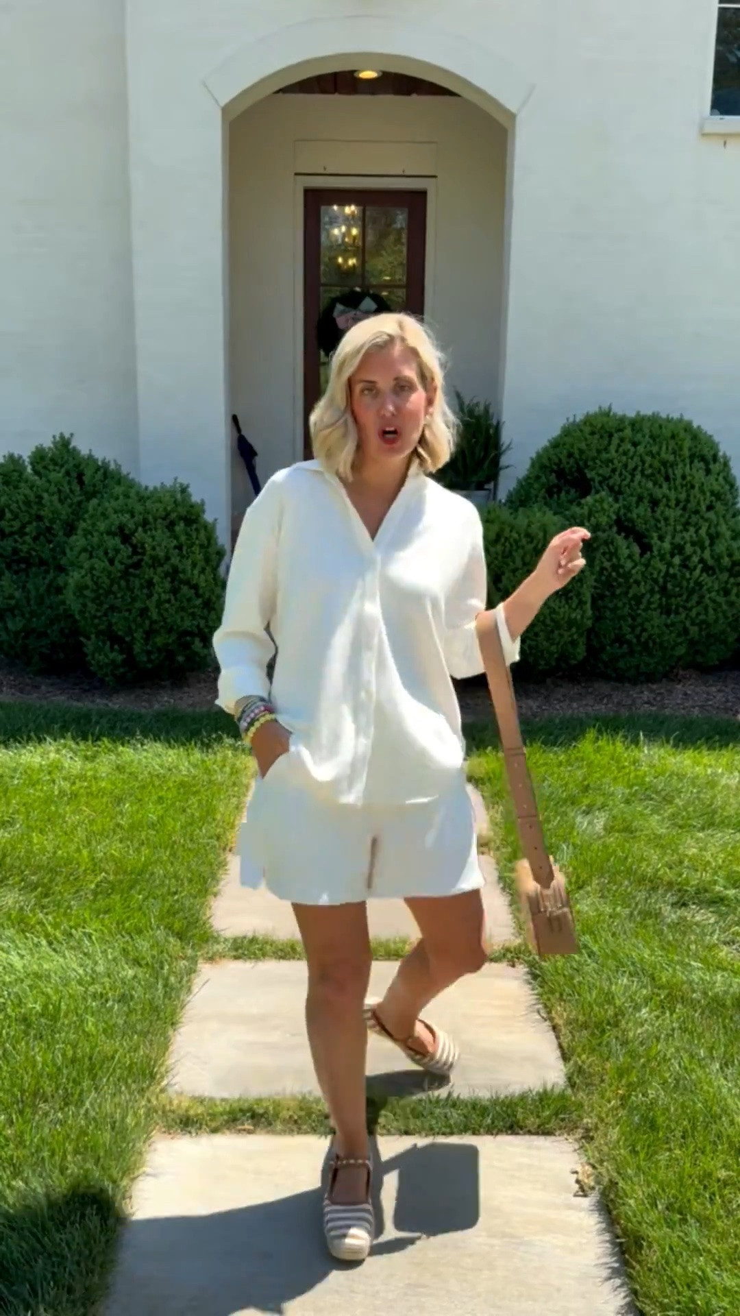 Stop the cuteness!! Spanx just always gets it right. We are living in this set. I’m wearing small in top & shorts and 8 shoe tts. 
*Use my code Catherine20 at A + B

#LTKootd #LTKdayinmylife #LTKgrwm