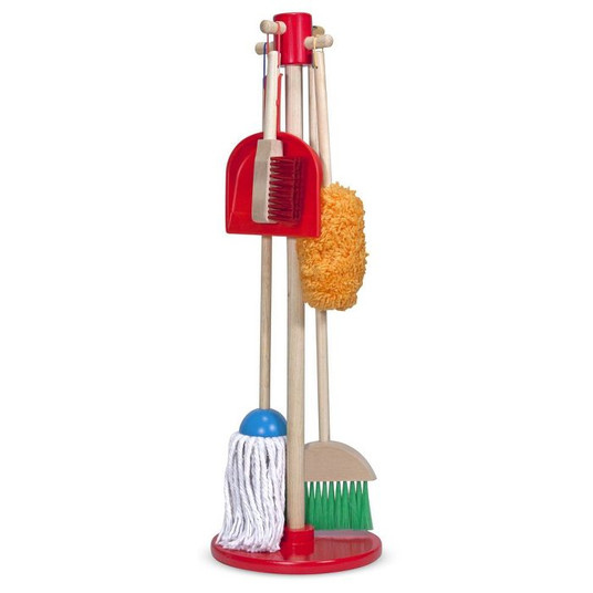 Melissa & Doug Let's Play House! Dust, Sweep & Mop 6 Pc ...