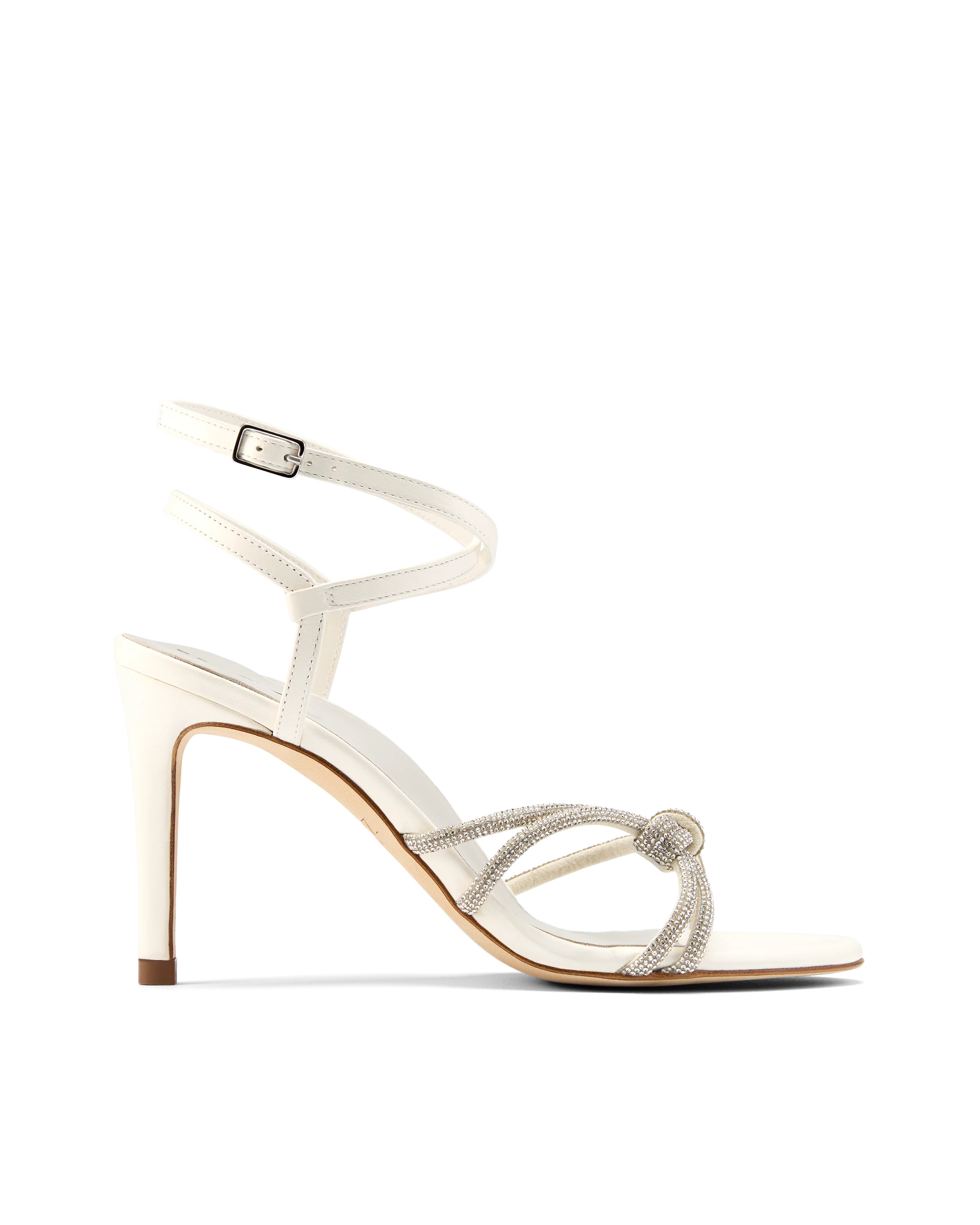 Daniela: Ivory Nappa with Crystals | Inez 