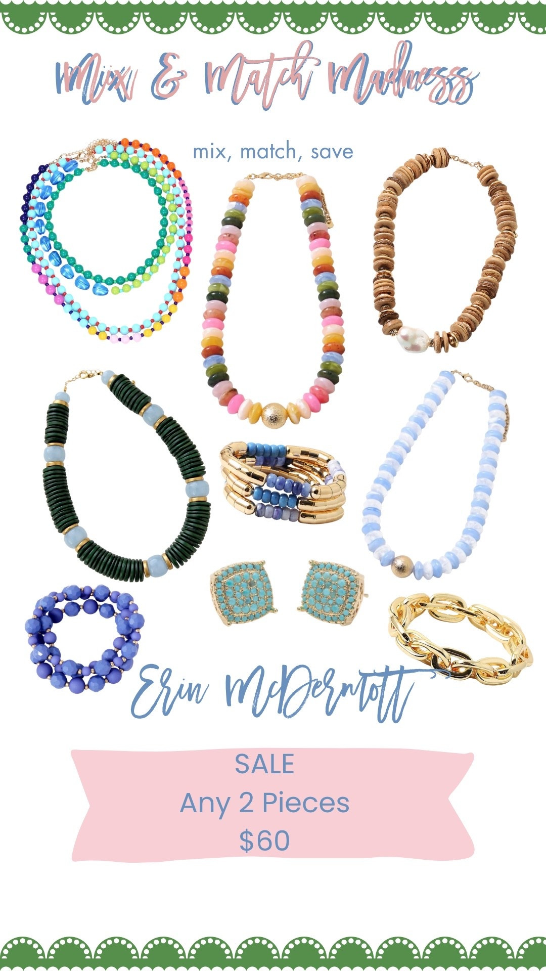 Erin McDermott Sale!! 
Any 2 pieces for $60!!!!
No code needed

Happy graduation to Fiona SALE!!