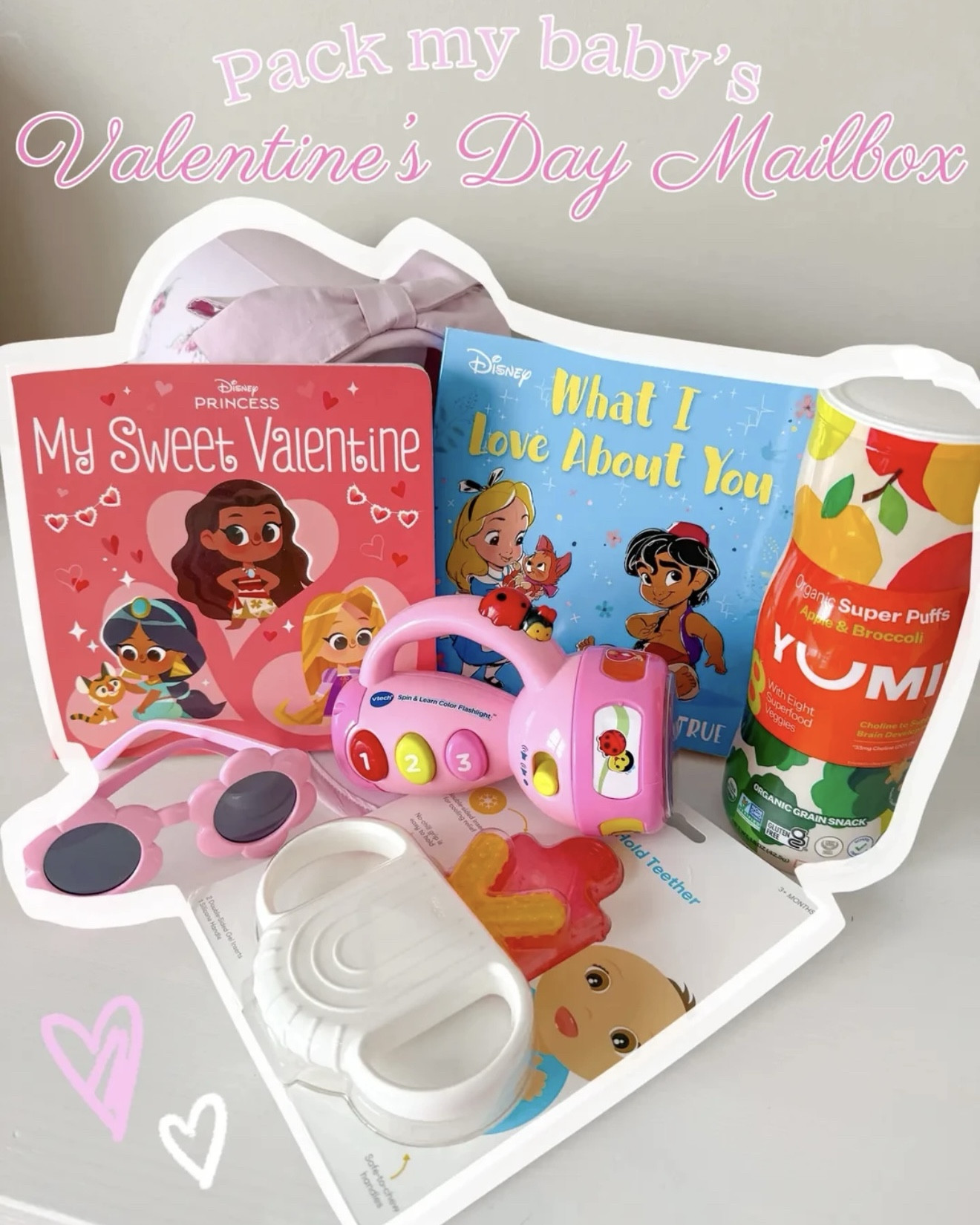 #VTech #Disney #DisneyPrincess #PotteryBarnKids #Yumi #Frida #FridaBaby #Sunglasses #Book #BoardBook #Teether #Mailbox #Toys #GiftBasket #GiftIdeas #GiftGuide #GirlMom #BabyGirl #Vday #ValentinesDay #ValentinesGifts #ValentinesDayIdeas #ValentinesDayInspo 

#LTKKids #LTKValentine #LTKBaby