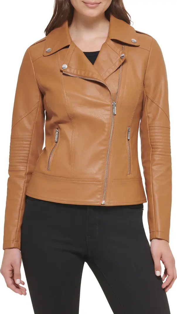 Faux Leather Asymmetrical Moto Jacket | Nordstrom Rack