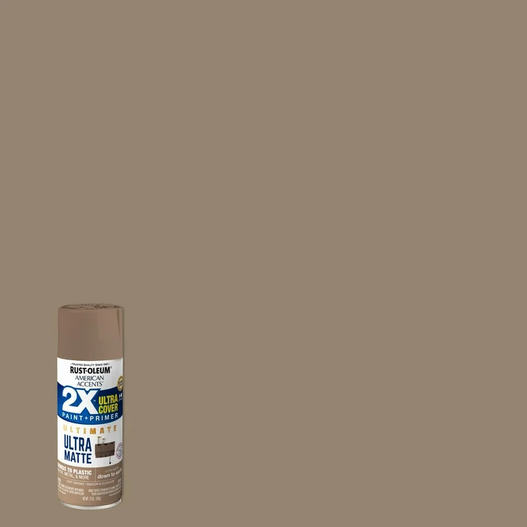 Down To Earth, Rust-Oleum American Accents 2X Ultra Matte Spray Paint, 12 oz - Walmart.com | Walmart (US)