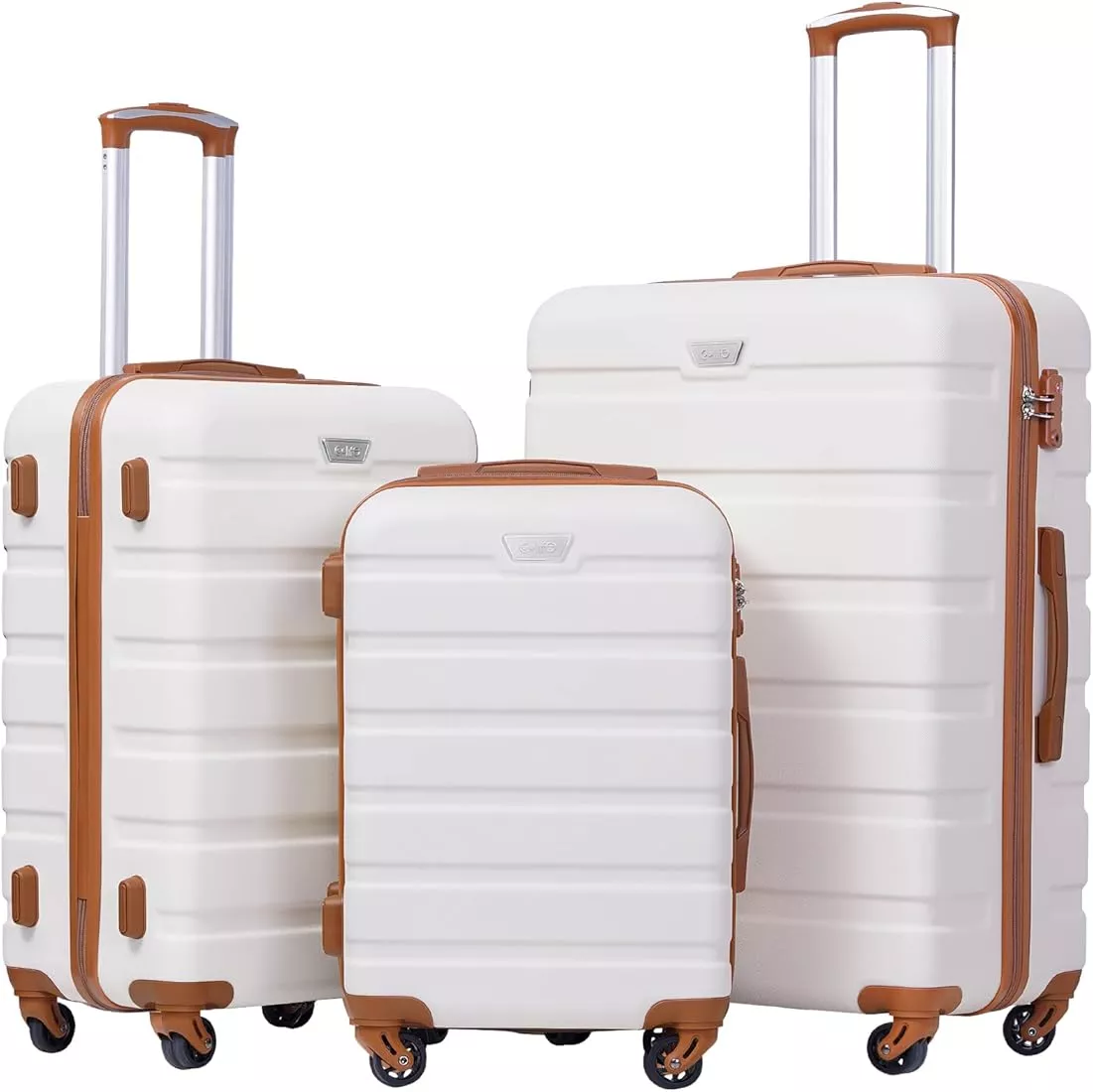 COOLIFE Luggage 4 Piece Set Suitcase Spinner Hardshell Familiy Set