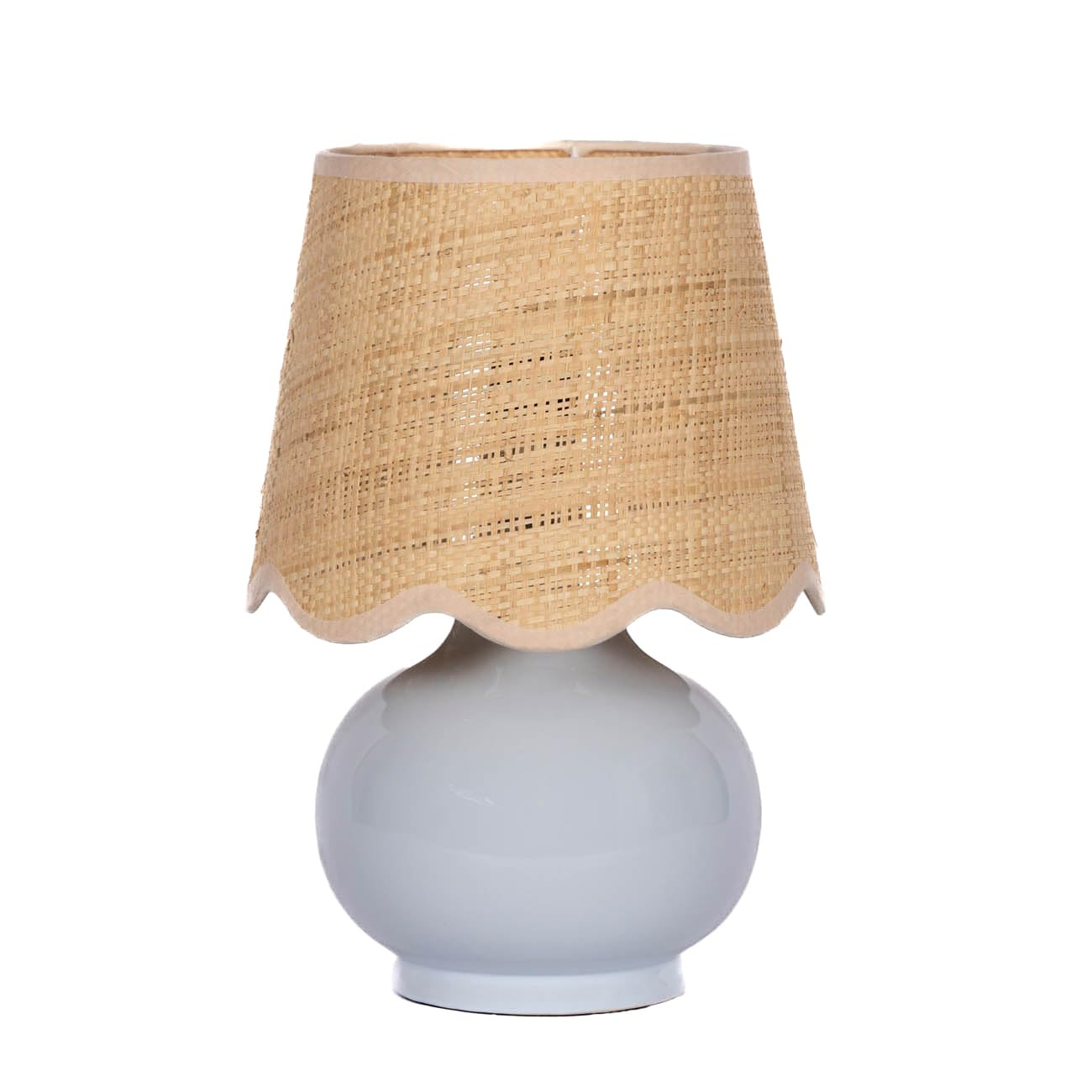 TORONATA Benton Ceramic Table Lamp with Fabric Shade \u2013 13" Bedside Accent Lamp for Bedroom, Living Room & Nightstand (Grey) - Amazon.com | Amazon (US)