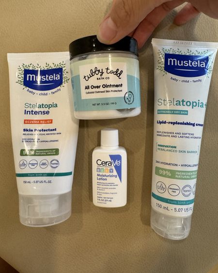 Eczema on babies and kids- Peds recommended picking my top three moisturizer and alternating every week for the best results and here are my top three! 

#LTKBump #LTKBaby #LTKKids