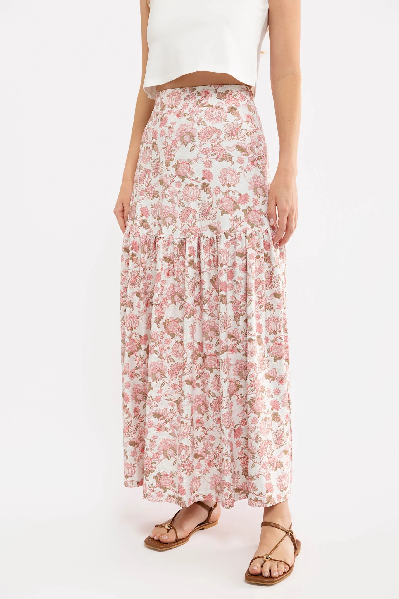 Faye Skirt - Tulip Paisley | Smith and Quinn