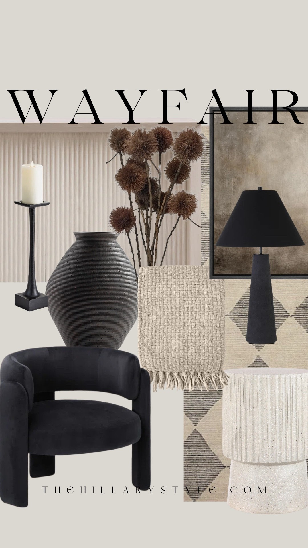 Obsessed with this rich, luxe look. These Wayfair finds bring a modern, moody feel that channels high-end RH style—without the high-end price tag.

#LTKStyleTip #LTKOver40 #LTKHome