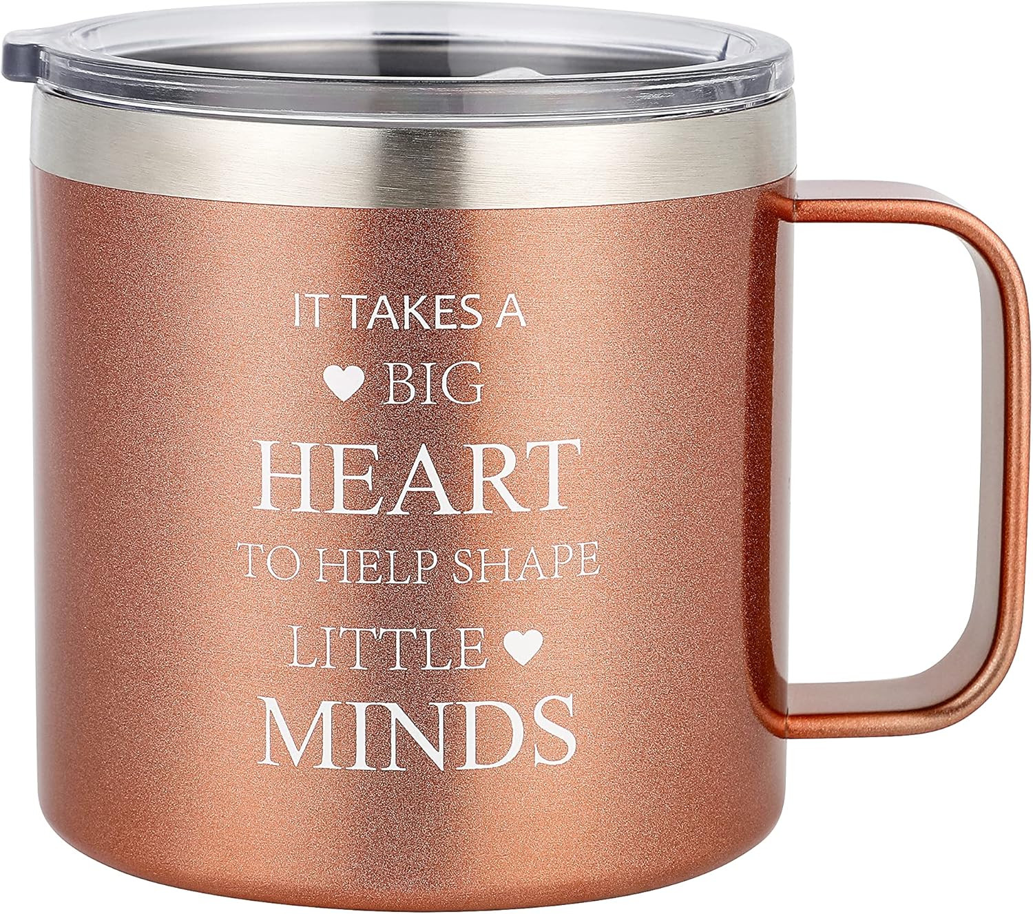 Reusable and Durable Travel Coffee Cup Thermal Cup，it Takes a Big Heart to Help Shape Little Mi... | Amazon (CA)