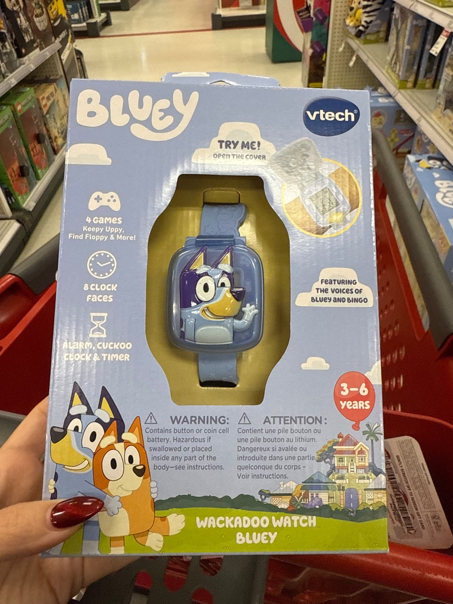 Bluey watch ! Got this for my Bluey loving girl and is such a cute find for under $10 💙

Toddler gifts
Toddler toys under $10

#LTKKids #LTKmomlife #LTKFindsUnder50