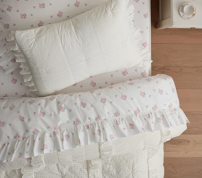 LoveShackFancy Antoinette Ruffle Sheet Set | Pottery Barn Kids