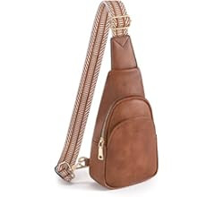 CLUCI Small Sling Bag for Women Crossbody, Faux Leather Trendy Waist Packs with Guitar Strap, Wom... | Amazon (US)
