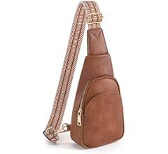 CLUCI Small Sling Bag for Women Crossbody, Faux Leather Trendy Waist Packs with Guitar Strap, Wom... | Amazon (US)