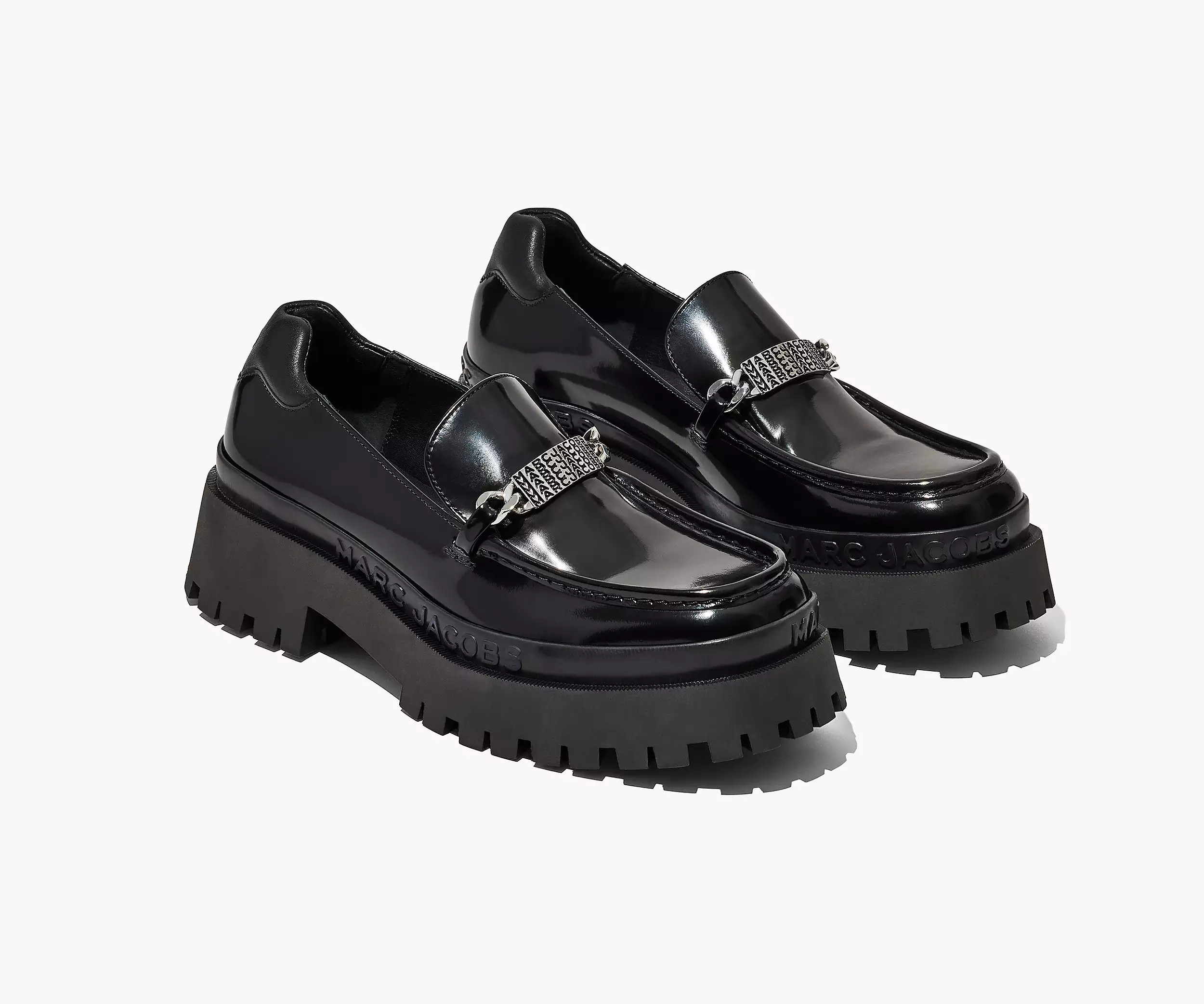 The Leather Barcode Monogram Loafer | Marc Jacobs
