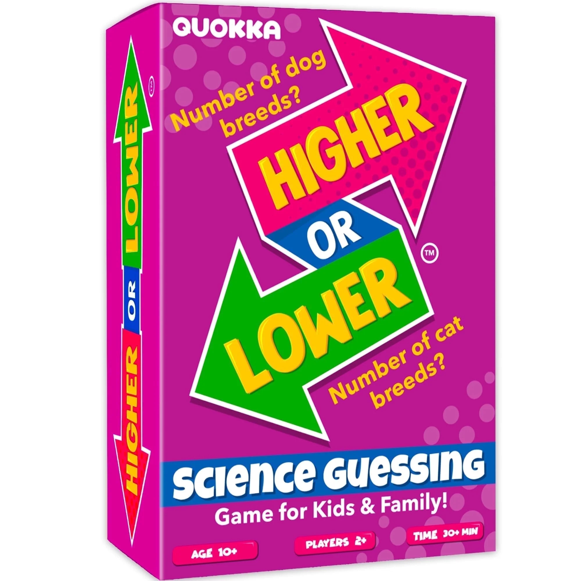 Quokka Board Game for Kids - Family Card Game for Kids and Adults - Science Higher or Lower | Walmart (US)