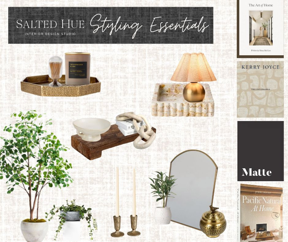 Styling essentials we reach for time and time again.  From coffee table clusters, to our favorite baubles to style your shelves, faux greenery, decorate books, and more.  

 

#LTKHome #LTKStyleTip