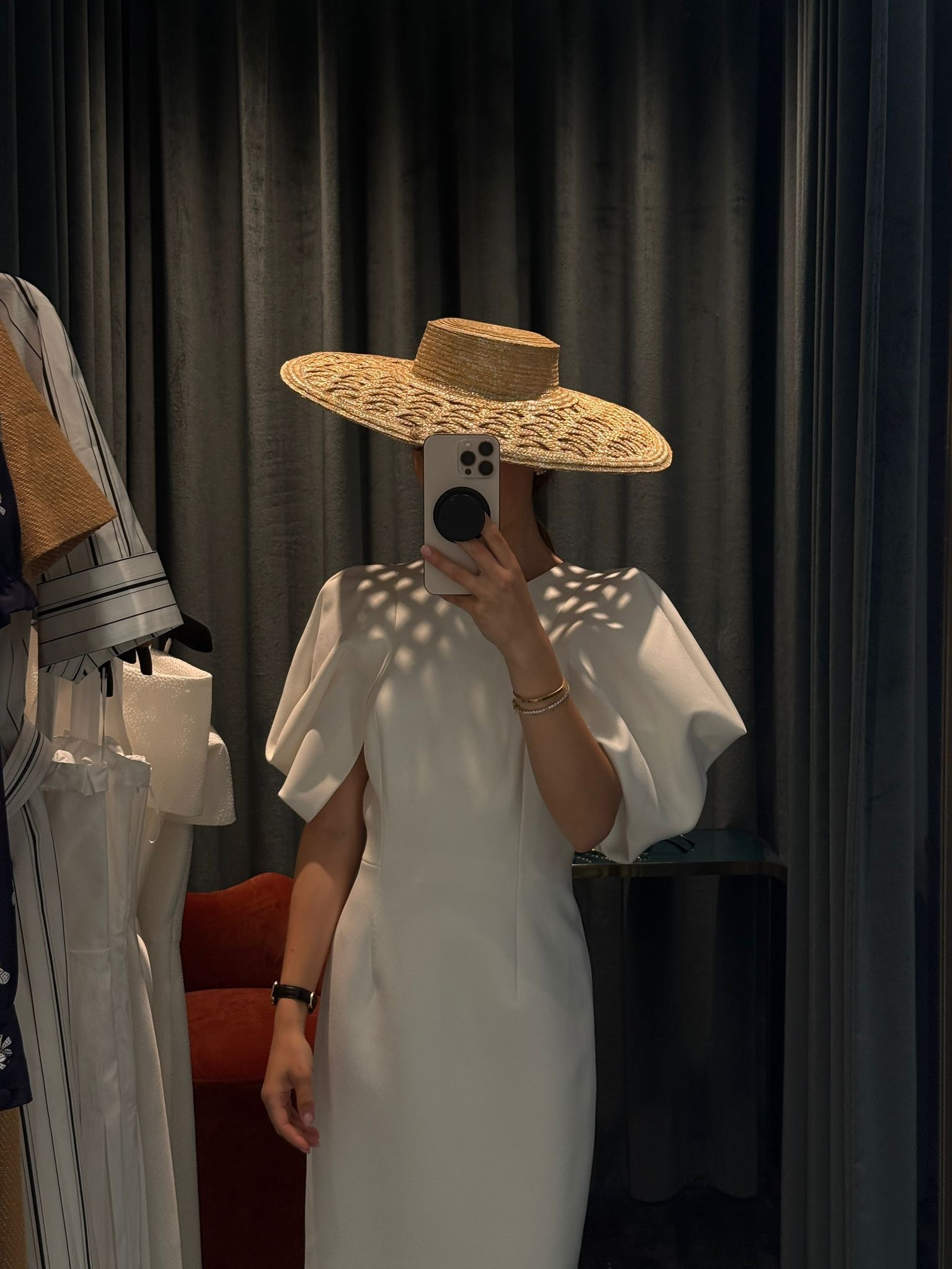 A white dream 🤍 wearing a white Roksanda dress with a Vivien Sheriff hat

#LTKdresses #LTKsummer