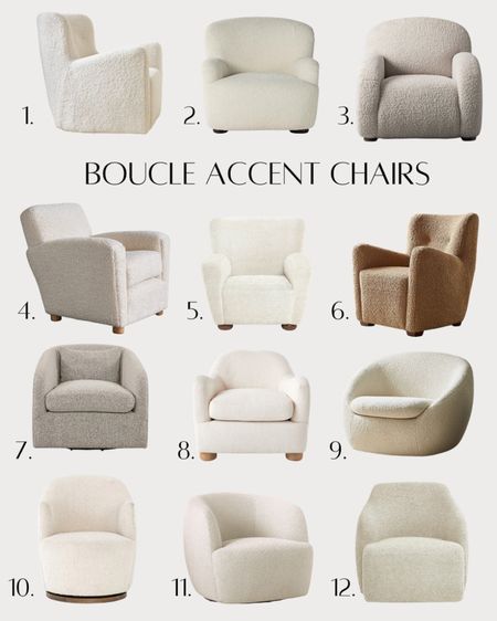 Here are my recommendations for Boucle and Sherpa armchairs. Check out my blog post (stefanasilber.com) for more details 

#LTKFind #LTKstyletip #LTKhome