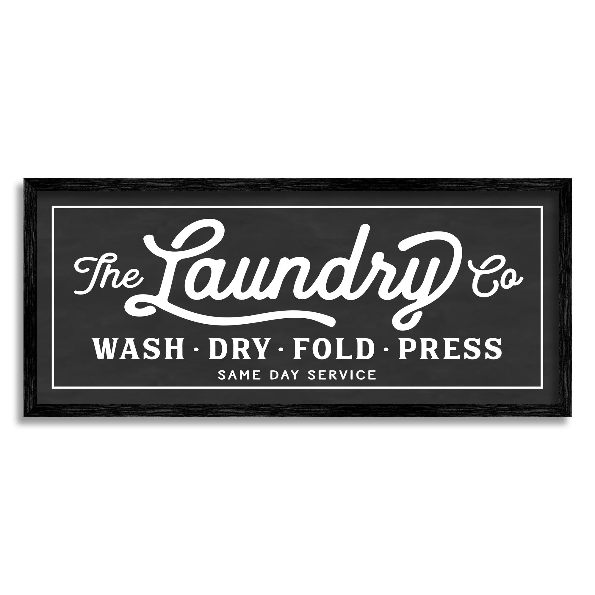 Stupell IndustriesVintage Laundry Sign Cursive TypographyCanvas Wall Art by Lettered and Lined - ... | Walmart (US)