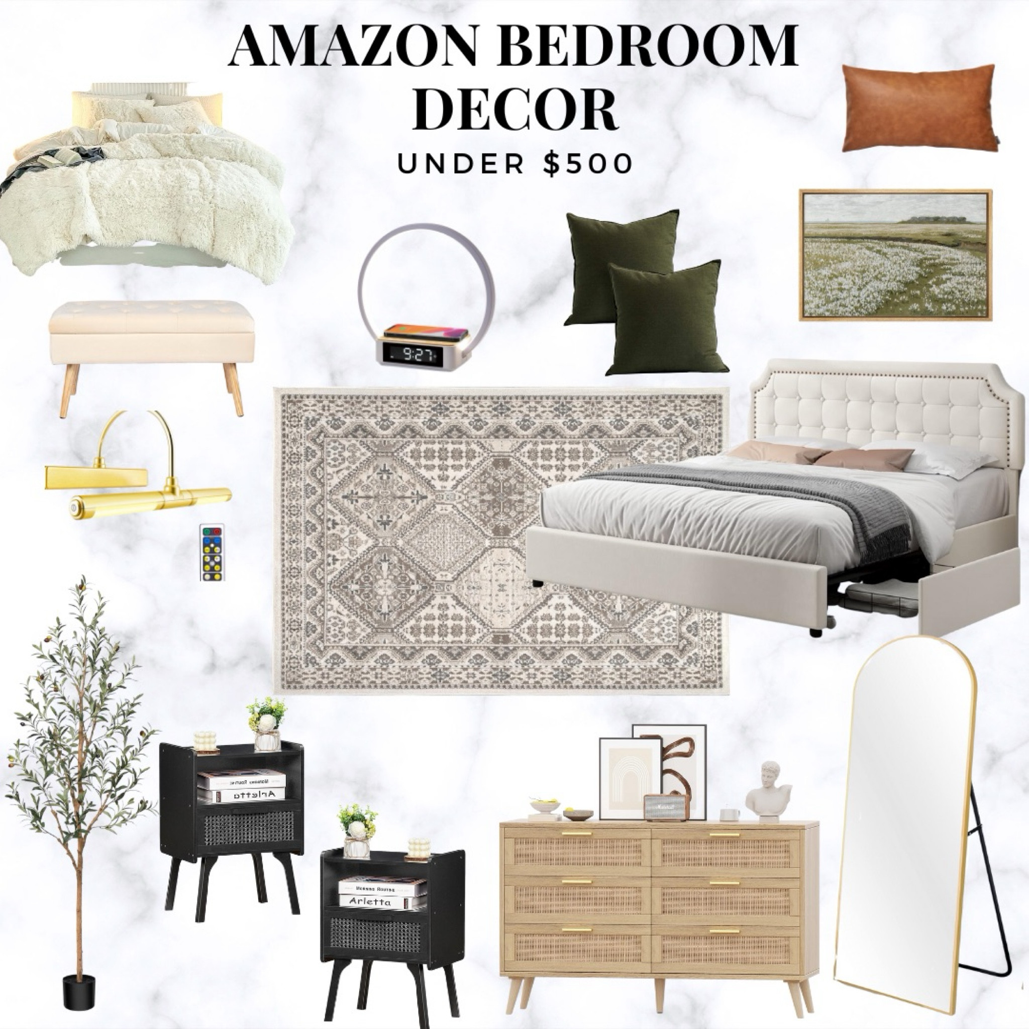 Minimalistic neutrals bedroom makeover with affordable Amazon furniture

#LTKsalealert #LTKhome #LTKCyberWeek