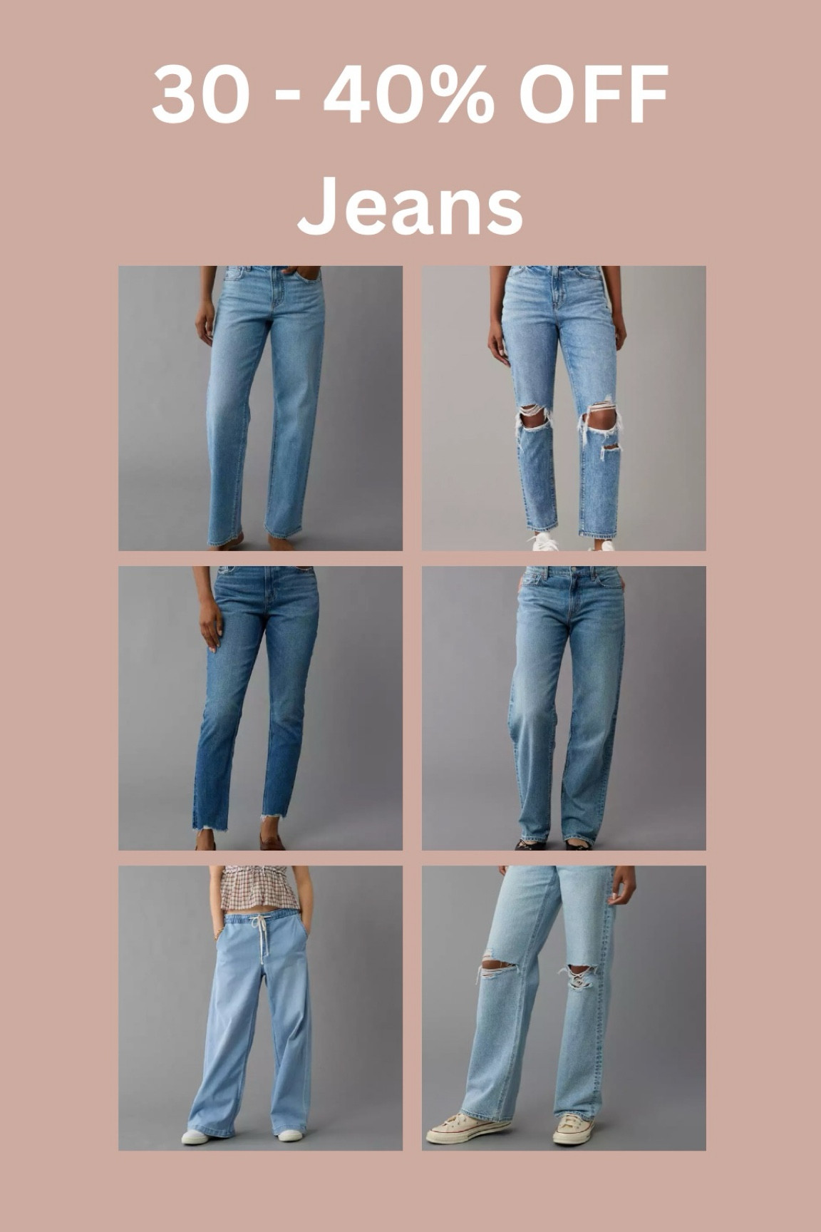 30 to 40% Off of Women’s jeans and denim today! 

#LTKSaleAlert #LTKMidsize #LTKootd